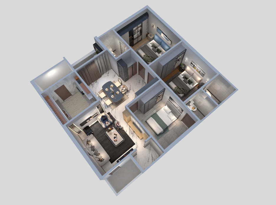 Minimalist Living Area